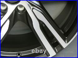 1 Volvo S90 V90 20 R-design Alloy Wheel Rim Matte Black & Diamond Cut Genuine