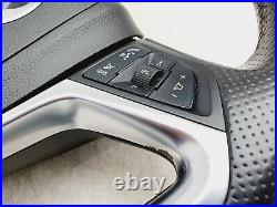 2011 VAUXHALL INSIGNIA VX-LINE MK1 Leather Flat Bottom Steering Wheel + Airbag