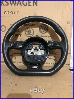 2012-2016 Audi A3 A4 A5 S Line Multi Function Flat Bottom Steering Wheel 8u0124c