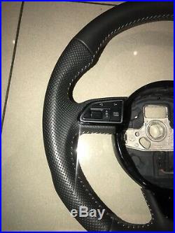 2017 Audi A6 Ultra Black Édition C7 A7 S Line Flat Bottom Steering Wheel