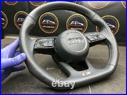 2018 Audi A3 8v S-line Flat Bottom Steering Wheel With Air A/bag Bag Complete