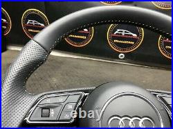 2018 Audi A3 8v S-line Flat Bottom Steering Wheel With Air A/bag Bag Complete