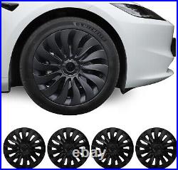 2024 Tesla Model 3 Wheel Cover 18 Inch Hubcaps OEM Matte Black (RRP£115)