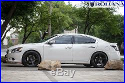 20X9 +25 Rohana RC22 5x114 Black Wheels Fit Nissan Maxima 2010 5X4.5 Aggressive