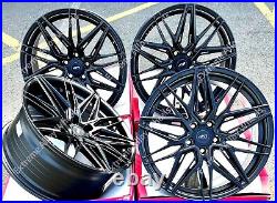 20 Ayr 05 Black Alloy Wheels Fits Bmw 1 3 Series e36 e46 e90 e91 e92 e93 z3 z4