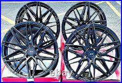 20 Ayr 05 Black Alloy Wheels Fits Bmw 1 3 Series e36 e46 e90 e91 e92 e93 z3 z4