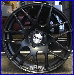 20 Calibre R Alloy Wheels Matt Black To Fit Vw Transporter T5 T28 T32