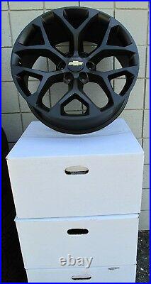 20 Chevrolet Silverado Suv Factory Style Matte Black New Wheels 5668 Set Of 4