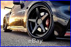 20 Ferrada Fr3 Matte Black Concave Wheels Rims Fits G37 Coupe 20x9 20x10.5