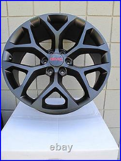 20 Gmc Yukon Sierra Suv Factory Style Matte Black New Set Of Wheels 5668