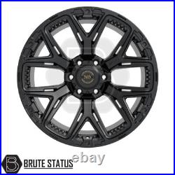 20 Hawke 6YU Alloys for Mitsubishi L200 6x139.7 Wheels Matte Black