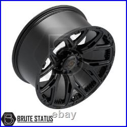 20 Hawke 6YU Alloys for Mitsubishi L200 6x139.7 Wheels Matte Black