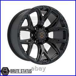 20 Hawke 6YU Alloys for Mitsubishi L200 6x139.7 Wheels Matte Black
