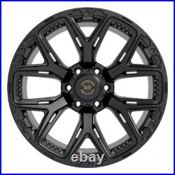 20 Hawke 6YU Alloys for Mitsubishi L200 6x139.7 Wheels Matte Black