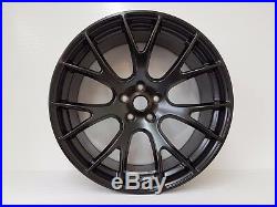 20 Matt Black Satin Wheels & Tyres Fits Chrysler 300c, Dodge Charger, Crd, Srt