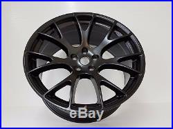 20 Matt Black Satin Wheels & Tyres Fits Chrysler 300c, Dodge Charger, Crd, Srt