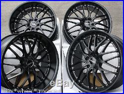 20 Matte Black 190 Alloy Wheels Fits Bmw E34 E39 E60 E61 F11 F10 5 6 7 8 Series