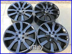 20 Matte Black Oem Original Range Rover Sport Supercharged Stormer Wheels