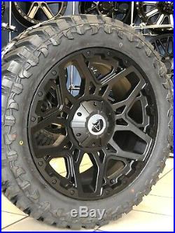 20 Mercedes X Class Alloy Wheels Matt Black Wolfrace Sahara Mud Terrain Tyres