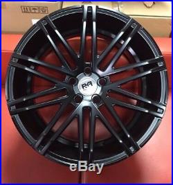 20 Riviera Rv120 Alloy Wheels Matt Black Fits Audi A4 A5 A6 A7 A8