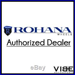 20 Rohana Rc10 Black Concave Wheels Rims Fits Nissan 350z 370z
