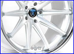 20 Rohana Rc10 Machined Silver Concave Wheels For Mercedes W213 E300 E400 E450