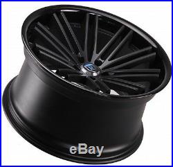 20 Rohana Rc20 Staggered Wheels 5x120 Matte Black Fits Bmw M3 2008-2012