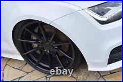 20 Rohana Rf1 Matte Black Concave Wheels For Audi C7 A6 S6 2011 Present