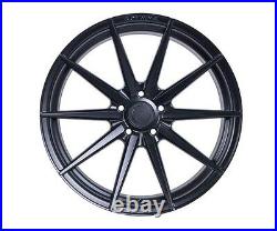 20 Rohana Rf1 Matte Black Concave Wheels For Bmw F10 M5 2012 2015