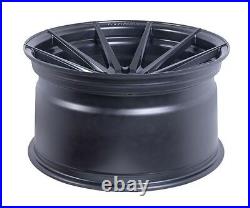 20 Rohana Rf1 Matte Black Concave Wheels For Bmw F10 M5 2012 2015