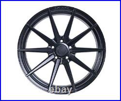 20 Rohana Rf1 Matte Black Concave Wheels For Mercedes W212 E Class E350 E400