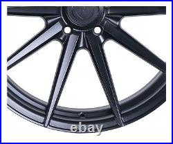 20 Rohana Rf1 Matte Black Concave Wheels For Mercedes W212 E Class E350 E400