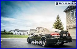 20 Rohana Rf1 Matte Black Concave Wheels For Mercedes W212 E Class E350 E400