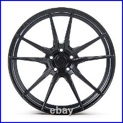 20 Rohana Rf2 Matte Black Concave Wheels For G37 Coupe 20x10 20x11