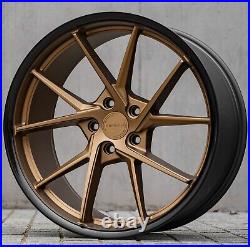 20 Tesla Model S Riviera Rf1 Flow Formed M/bronze G/blk Lip 10j 11j Alloys