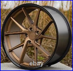 20 Tesla Model S Riviera Rf1 Flow Formed M/bronze G/blk Lip 10j 11j Alloys