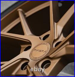 20 Tesla Model S Riviera Rf1 Flow Formed M/bronze G/blk Lip 10j 11j Alloys