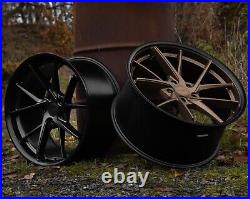 20 Tesla Model S Riviera Rf1 Flow Formed M/bronze G/blk Lip 10j 11j Alloys