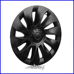 20 Wheel Hubcaps Rim Cover For Tesla Model Y 2020 2021 2022 2023 Matte Black wo
