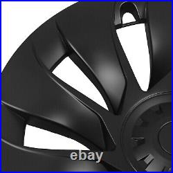 20 Wheel Hubcaps Rim Cover For Tesla Model Y 2020 2021 2022 2023 Matte Black wo