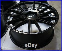 20 XO Monaco Matte Black Wheels for BMW F30 F32 E90 E91 E92 E93
