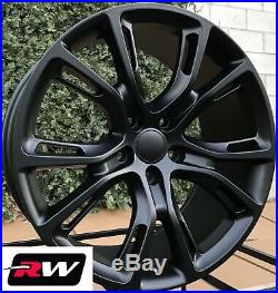 20 inch RW Wheels for Grand Cherokee SRT8 Spider Monkey 20x10 Matte Black Rims