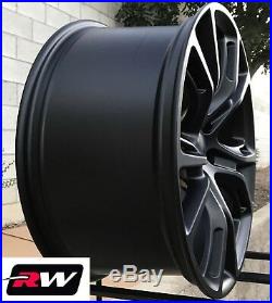 20 inch RW Wheels for Grand Cherokee SRT8 Spider Monkey 20x10 Matte Black Rims