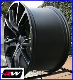 20 inch RW Wheels for Grand Cherokee SRT8 Spider Monkey 20x10 Matte Black Rims