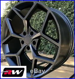 20 x9 / 20 x10 inch Wheels for Chevy Camaro 2010-2019 Matte Black Z28 Rims