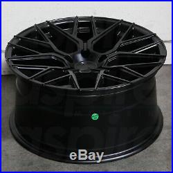 20x9/20x10.5 Matte Black Wheels Aodhan LS009 LS9 5x114.3 30/35 (Set of 4)