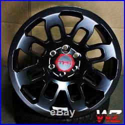 20x9 Matte Black Wheels & Tires Fits TRD Toyota Tacoma Fj Cruiser 4Runner 6x5.5