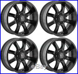 20x9 Panther Off Road 578 6x135/6x5.5 12 Flat Black Wheels Rims Set(4)