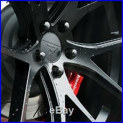 22 Ferrada FR2 22x9.5/11 Matte Black Concave Wheel Dodge Charger SRT Hellcat