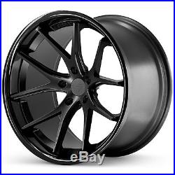 22 Ferrada FR2 22x9.5/11 Matte Black Concave Wheel Dodge Charger SRT Hellcat